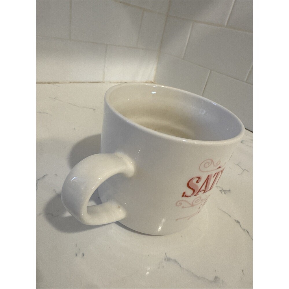 Hello Saturday I Love You Pink Opalhouse Stoneware 16 oz Coffee Mug from Target - Picture 5 of 10